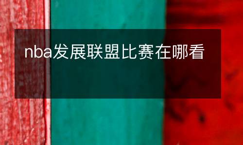nba發展聯盟比賽在哪看